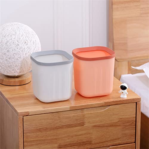 ZHAOLEI Mini çöp tenekesi Masaüstü Mini çöp Kovası Ev Temizlik Araçları Ev Ofis için Stokta (Renk : Siyah-jojo'nun