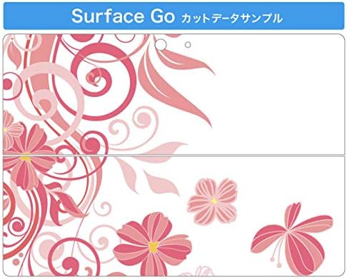 microsoft Surface ıçin ıgstıcker Çıkartması Kapak Go/Go 2 Ultra Ince Koruyucu Vücut Sticker Skins 001972 Çiçek Un