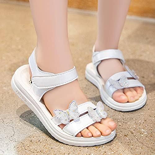Çocuk Ayakkabıları Yaz Kelebek Sandalet Elmas Moda Küçük Kız Yumuşak Alt Prenses Sandalet Çocuklar Yüksek Topuklu