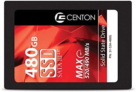 Centon MP Temel SSD 480GB SATA III 2,5 inç Katı Hal Sürücüsü (S1-S3A-480G)