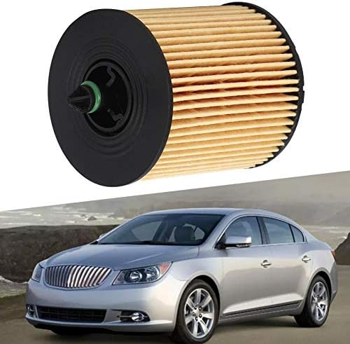 Motor yağ filtresi 93181510, HU6007X, Yedek yağ filtresi O-ring için Fit Buick Allure / LaCrosse / Regal / Verano