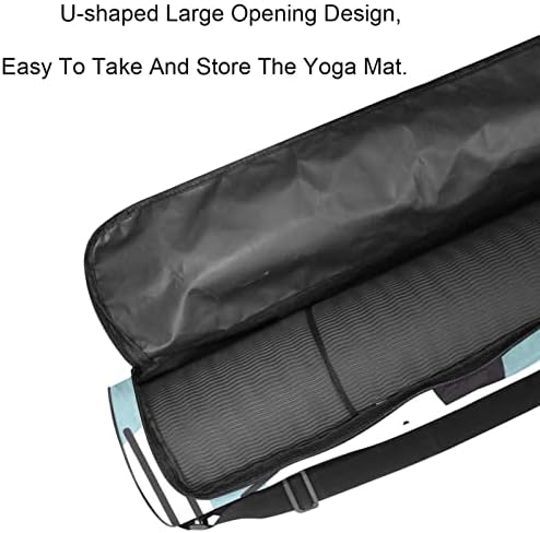 Yoga Mat Çantası Egzersiz Yoga matı, egzersiz Yoga matı Taşıyıcı Tam Zip Yoga Taşıma Çantası Ayarlanabilir Kayış ile