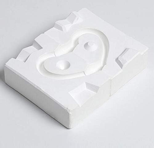WellieSTR 1 Takım Mini 3D Alçı Fincan Kolu Kalıpları Seramik demlik Kolu Kalıp DIY Zanaat Sanat Kalıp Çökme ve Kambur