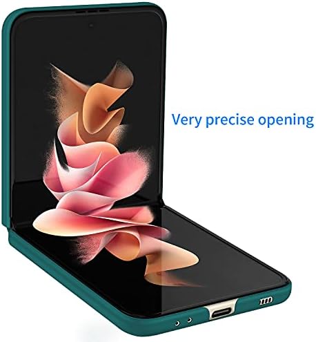 samsung Galaxy Z Flip 3 Kılıf için Uyumlu anccer [Ultra İnce] [Anti-damla] Yeni Premium Malzeme İnce Tam koruma Kapağı