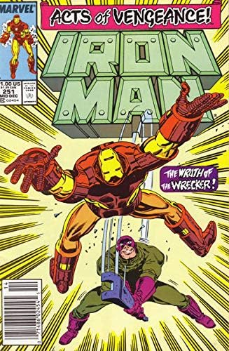 Demir Adam (1. Seri) 251 (Gazete Bayii) VG; Marvel çizgi romanı / İntikam Yıkıcı Eylemleri