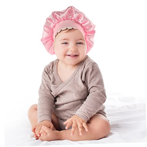 FOMİYES 3 adet çocuk Duş Başlığı Gece Kap Duş Şapka Çocuklar için Bebek Elastik Kumaş Örme Şapka