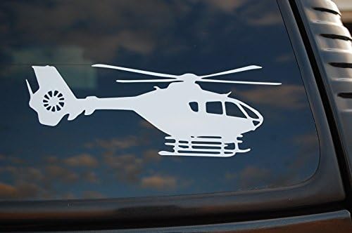 EC 135 Helikopter Sticker Vinil Çıkartması Renk ve Boyut Seçin!! Eurocopter Araba Penceresi Dizüstü Bilgisayarı (V418)