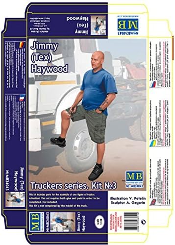 Masterbox Ölçekli Model SETİ Kamyoncu Serisi. Jimmy (TEX ) Haywood 1/24 Ana Kutu 24043