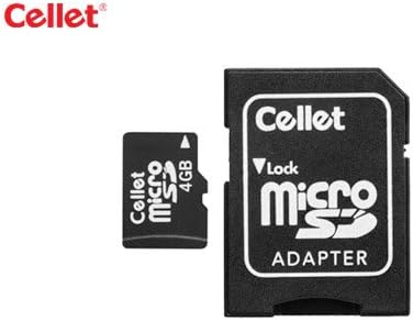 Cep microSD 4GB Hafıza Kartı için Hp / Compaq iPAQ 112 Klasik El Telefonu SD Adaptörü ile.