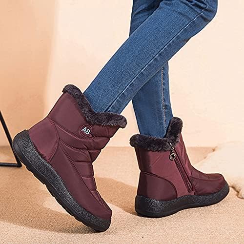 Kadınlar için Kış Ayakkabı Ayak Bileği Artı Kadife Çizmeler Kadınlar için Çizmeler Kadınlar için Sıcak Platform Çizmeler