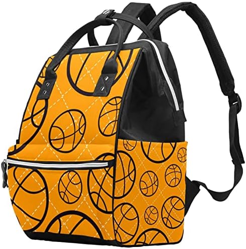 Basketbol bebek bezi çantası Sırt Çantası Bebek Bezi Değiştirme Çantaları Çok Fonksiyonlu Büyük Kapasiteli Seyahat