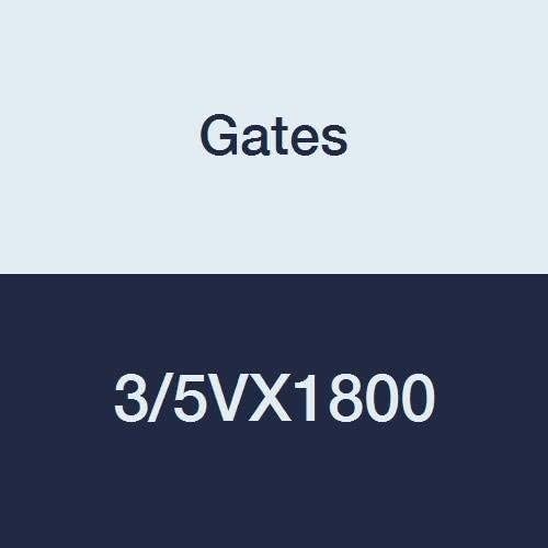 Gates 3 / 5VX1800 Süper HC Kalıplı Çentik Güç Bandı Kayışı, 5VX Kesit, 1-7 / 8 Toplam Genişlik, 35/64 Yükseklik, 180.0