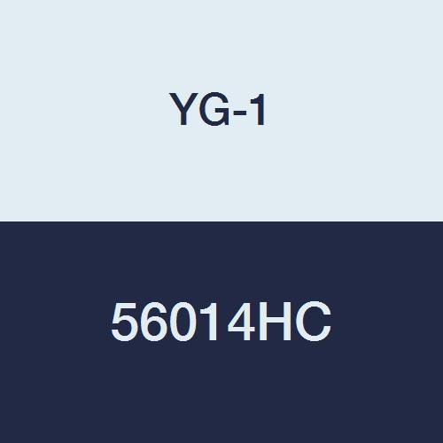 YG-1 56014HC HSS End Mill, 2 Flüt, Minyatür, Düzenli Uzunluk, Top Burun, Çift, TiCN Kaplama, 2-1/4 Uzunluk, 1/8