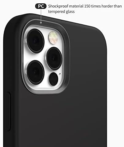 MagSafe için Sinjimoru 4 Katmanlı Silikon iPhone 13 Kılıfı, iPhone 12, 13 ve 14 Serisi için iPhone Aksesuarları olarak