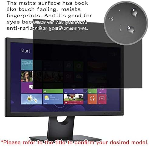 Synvy ekran koruyucu koruyucu ile Uyumlu BenQ GW2470 / GW2470H 23.8 Ekran Monitör Anti Casus Filmi Koruyucuları [Temperli
