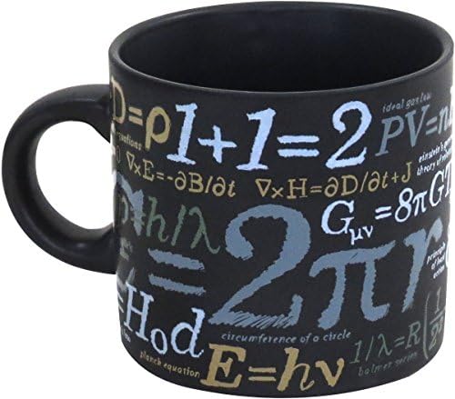 Matematiksel Formüller Kahve Kupası-İçkinizin tadını çıkarırken Ünlü Matematik denklemlerini Düşünün - Eğlenceli bir