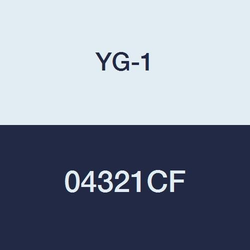 YG - 1 04321CF HSSCo8 Freze, 4 Flüt, Normal Uzunluk, TiAlN-Futura Kaplama, 3-1/4 Uzunluk, 1/2