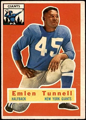 1956 Topps 17 Emlen Tunnell New York Giants-FB (Futbol Kartı) VG / ESKİ Giants-FB Iowa / Toledo