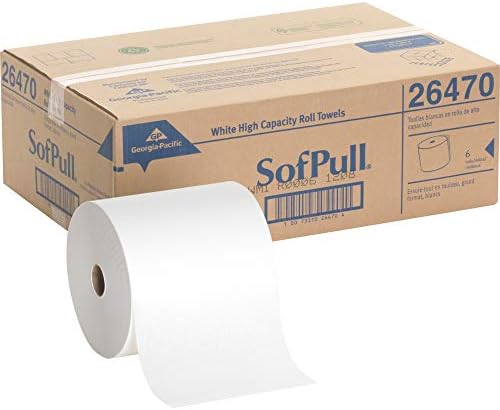 SofPull High-Capacity Recycled Paper Towel Roll by GP PRO (Georgia-Pacific), Beyaz, 26470, Rulo Başına 1000 Doğrusal