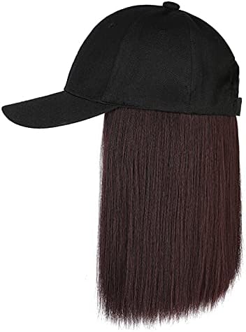 Bayan Moda Düz Kısa Peruk Şapka Açık Rahat Düz Güneş Kapaklar beyzbol şapkası Şapka Hediye Kadın Kız için