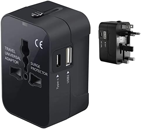Seyahat USB Plus Uluslararası Güç Adaptörü Zen Mobile ultrafone 303 ile uyumlu Dünya Çapında Güç için Güç 3 Cihaz