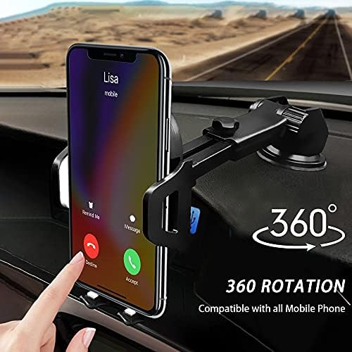 LHLLHL Cam Enayi Araba telefon tutucu 360 ° Montaj Araba Standı Manyetik Destek telefon tutucu (Renk : E)