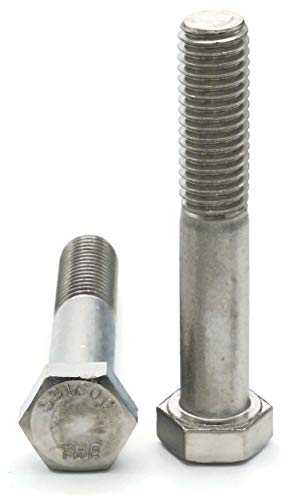 Altıgen Başlı Vidalar 316 Paslanmaz Çelik-1/2-13 x 4 Kısmi Diş Adet-1.000
