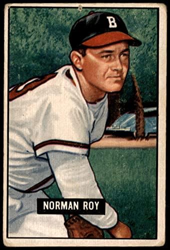 1951 Okçu 278 Norman Roy Boston Braves (Beyzbol Kartı) ADİL Braves