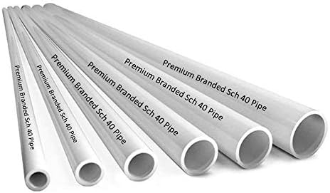 Premium Peyzaj Havuzu Spa PVC Boru Sch 40 1 1/4 inç (1.25) 4 ft / Beyaz / PVC