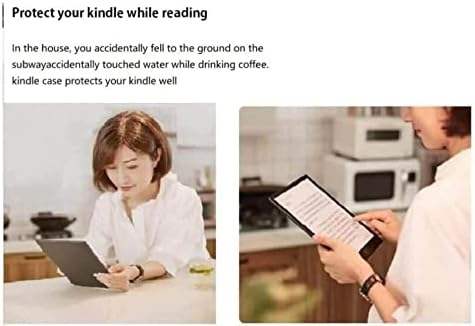 Tamamen Yeni Kindle için WunM Stüdyo Kılıfı (11. Nesil, 2022 Sürümü) - Tamamen Yeni Kindle E-Okuyucu için Slim Fit