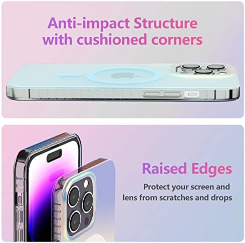Dosanlues Güçlü Manyetik Yanardöner Mat iPhone 12 Pro Kılıf ve iPhone 12 Kılıf, Yarı Saydam MagSafe ile Uyumlu İnce