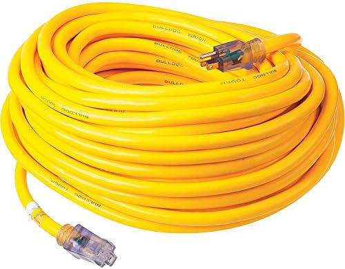 Prime Wire & Cable Prime LT511935 Ultra ağır hizmet Tipi SJTOW Uzatma Kablosu, gösterge ışığı, 10 AWG, 15 A, 125 V,