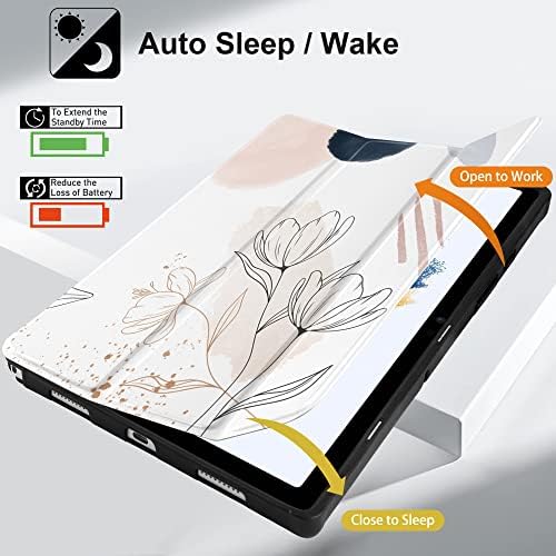 DONGKE Kılıf Samsung Galaxy Tab için A8 10.5 İnç 2022 (SM-X200/X205/X207), üç katlı Standı Kapak ile Otomatik Uyandırma/Uyku