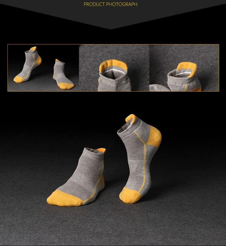 TJLSS Erkekler Çorap Pamuk Rahat Çizgili Havlu erkek Moda Açık Yürüyüş Sox 5 Pairs (Renk: Bir, Boyutu: Bir boyut)