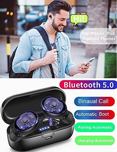 Hoseılı 2023 yeni sürümbluetooth Kulaklıklar.Bluetooth 5.0 Kablosuz Kulaklık kulak Stereo Ses Mikrofon Mini kablosuz