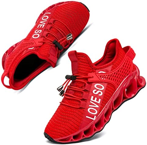 zııtop Çocuk Sneakers Erkek Koşu Tenis ayakkabıları Kızlar Eğitim Atletik Spor Yürüyüş Hafif Nefes Slip-on (Küçük