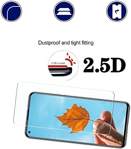 KELOLIN [3 Paket] DOOGEE N30 için Ekran Koruyucu, Kurulumu kolay, HD Çizilmez Parmak İzi Kabarcıksız Temperli Cam