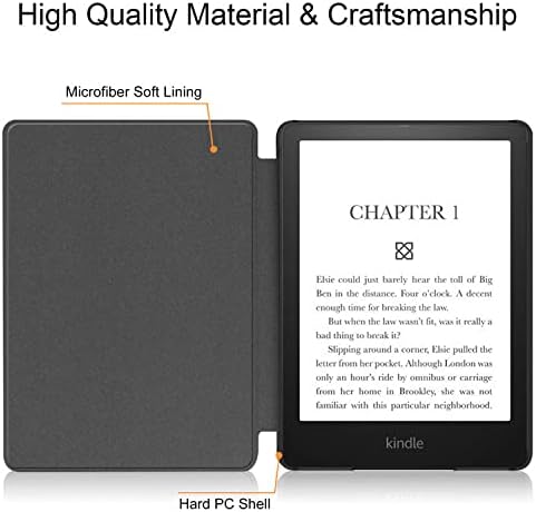 Kılıf için Tüm-Yeni Kindle Paperwhite (10th Nesil, 2018 Yayın) - Prim Hafif PU deri kılıf ile Otomatik Uyku/Wake için