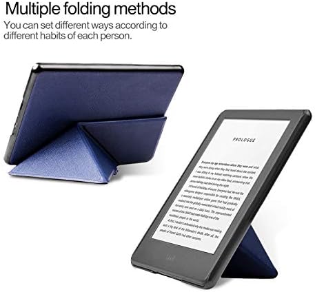ZENGCANG Kindle Kapak Katlanır Braketi 10th Nesil 2019 Kapak Kılıf, yeni Kindle J9G29R Origami E-okuyucu İnce Funda