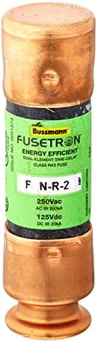 Bussmann BP / FRN-R-20 20 Amp Fusetron Çift Elemanlı Zaman Gecikmeli Akım Sınırlama Sınıfı RK5 Sigorta, 250V UL Listelenmiştir