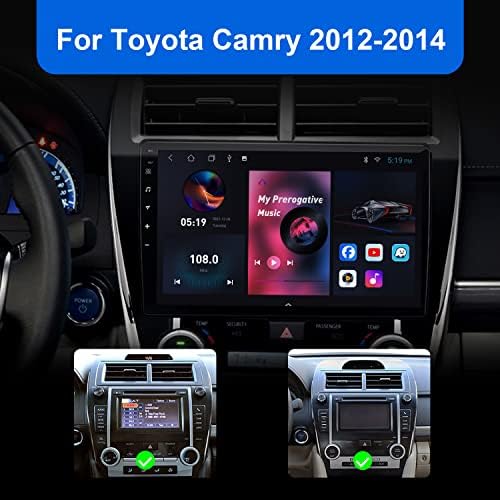 Kablosuz Araç Stereo 2 + 32G Toyota Camry 2012-2014 için 10.1 HD Dokunmatik Ekran Bluetooth Araç Radyo ile CarPlay