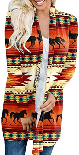 IIUS Hafif Hırka Kadın Moda Açık Ön Hırka Cepler ile Uzun Kollu Gömlek Tops Renk Blok Kapak Ups