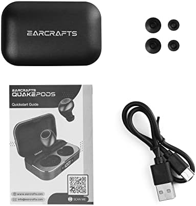 Earcrafts kablosuz kulaklık-120 Saat Çalma Süresi Kulak Bluetooth mikrofonlu kulaklıklar, TWS, Akıllı Dokunmatik Kontrol