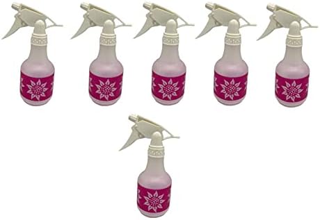 6 - 8 Oz Boş Plastik Sprey Şişeleri Paketi-Eğlenceli Çiçek Macenta-Saçlar için Sprey Şişesi-Çok Amaçlı Kullanım-BPA