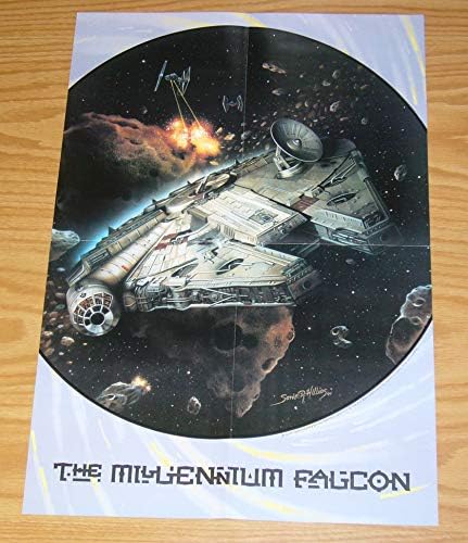 Yıldız Savaşları: Tıe Savaşçıları tarafından kovalanan Millennium Falcon-14 x 20 İki Taraflı Poster-Lucasfilm; poster