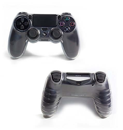 PlayStation 4 Denetleyicisi için yueton Şeffaf Plastik Koruyucu Kabuk Kılıf Kapak