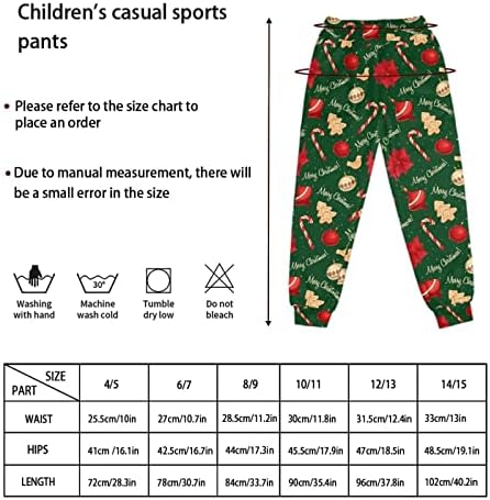 Cozeyat Çocuklar Atletik Sweatpants Yaş 4-15 Yıl için, Softy Ayak Bileği Uzunluğu Pantolon ile Cepler, yüksek Elastik