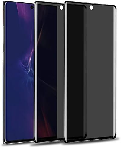 [2 Paket] Galaxy Note 20 Ultra Gizlilik Ekran Koruyucu, Temperli Cam Anti-Casus Siyah Ekran Koruyucu Samsung Galaxy