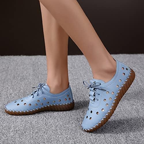 Kadınlar Nefes bağcıklı ayakkabı Daireler rahat ayakkabılar Unisex Hafif iş ayakkabısı Bayan Casual Flats Ayakkabı