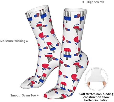 YYDSczc Üç Renkli Popsicle Erkek Kadın Eğlence Çorap Moda Spor Atletik Çorap Kişiselleştirilmiş Çorap varis çorabı,